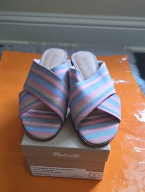 Nwt!Madewell Ruthie Crisscross Mule Size 9.5